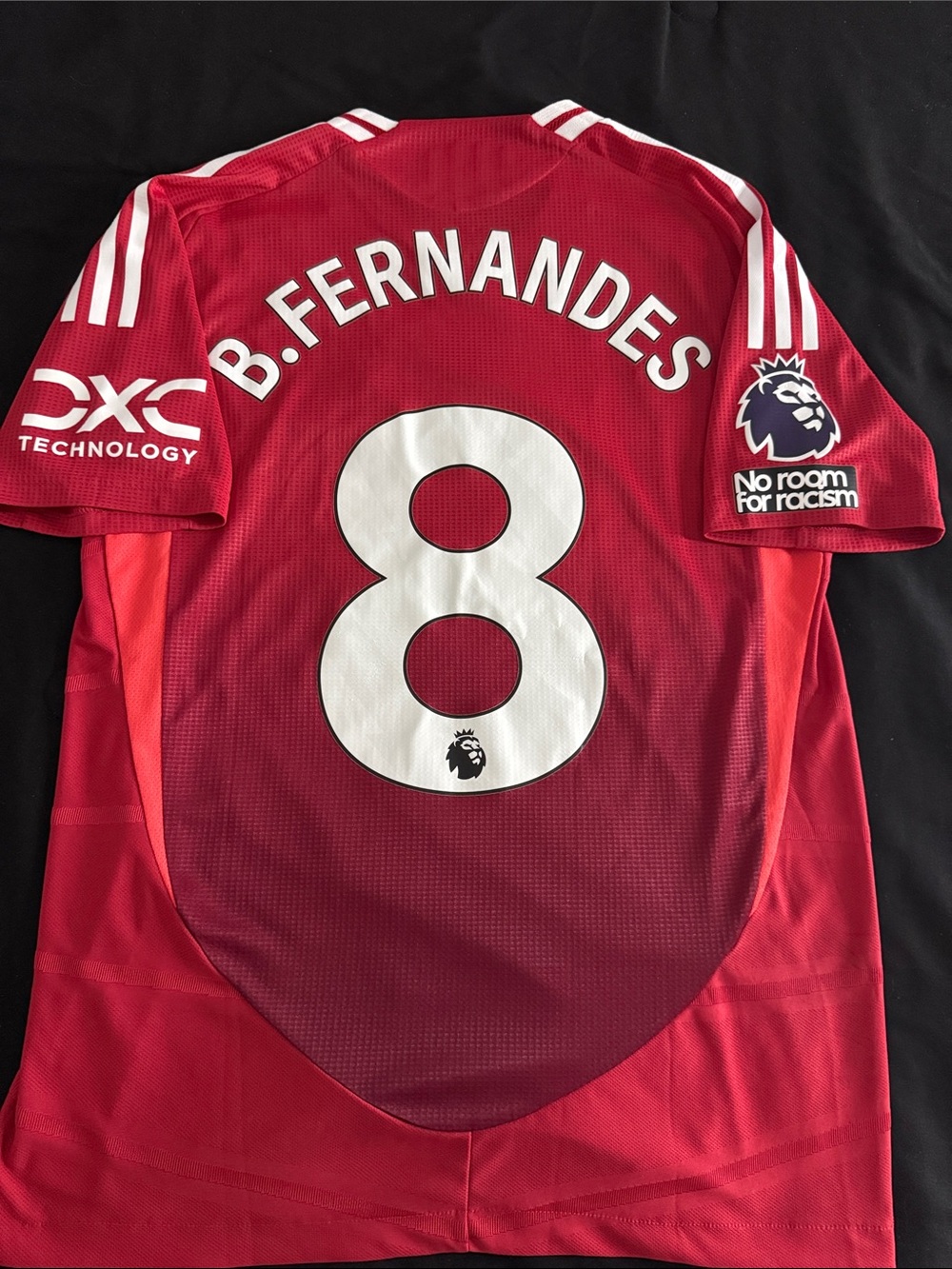 Manchester United #8 Bruno Fernandes 2024-25 Adidas Home Player Edition Jersey